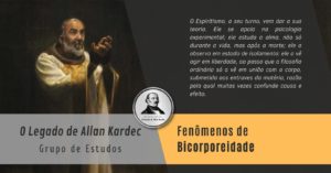 Imagem de capa - Fenômeno de bicorporeidade. Reprodução de Padre Pio, com título do artigo.