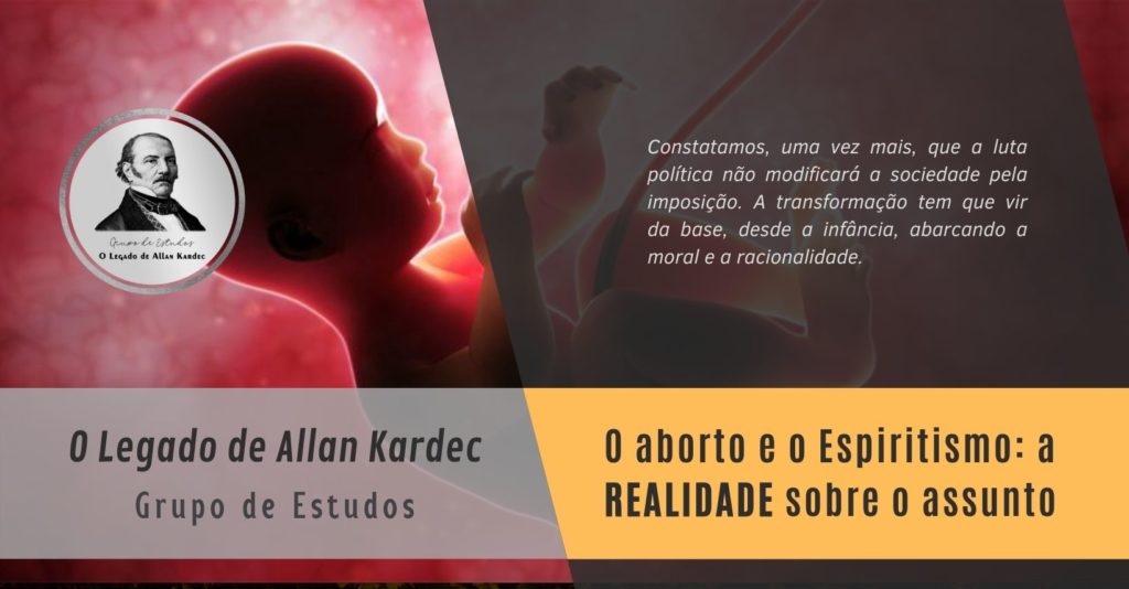 Imagem de capa: o aborto e o Espiritismo, ou, "qual é a visão espírita do aborto?"