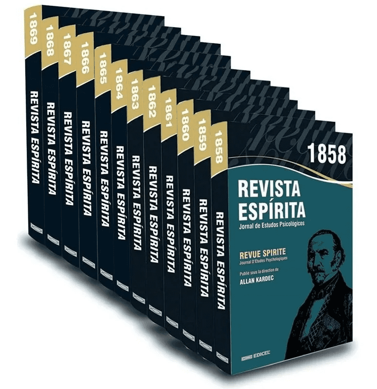 Coleção Revista Espírita – 1858 a 1869 – 12 Volumes